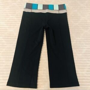 Lululemon Groove Crop Color Block Yoga Pan…